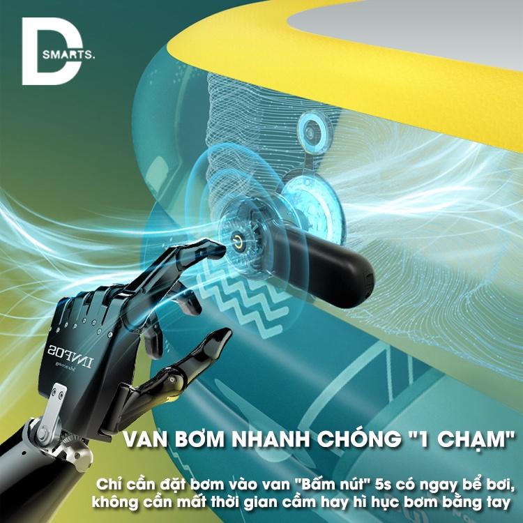 Bể Bơi Cho Bé Công Nghệ Cao | Phao 3D Cỡ Lớn Tại Nhà Với Nguồn Nước Xanh Sạch Mát