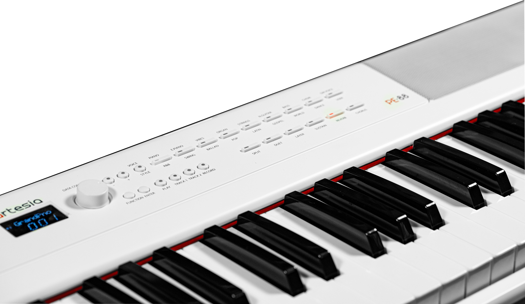 Đàn Piano điện, Studio, Mobile Digital Piano - Artesia PE-88 (PE88) - Best Digital Piano for Studio, Màu trắng (WH) - Hàng chính hãng