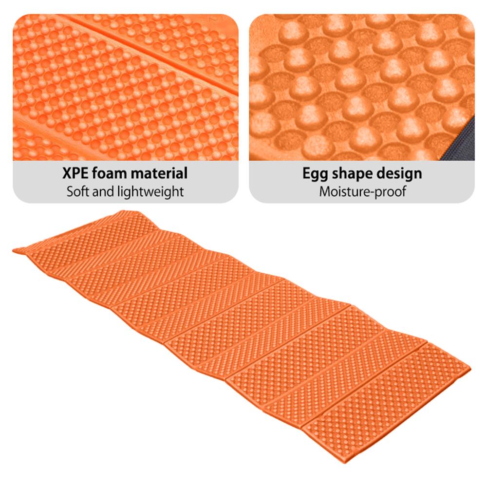 Portable Foam Camping Sleeping Pad Moisture-proof Lightweight Folding Camping Pad Mattress for Outdoor Hiking Backpacking Picnic