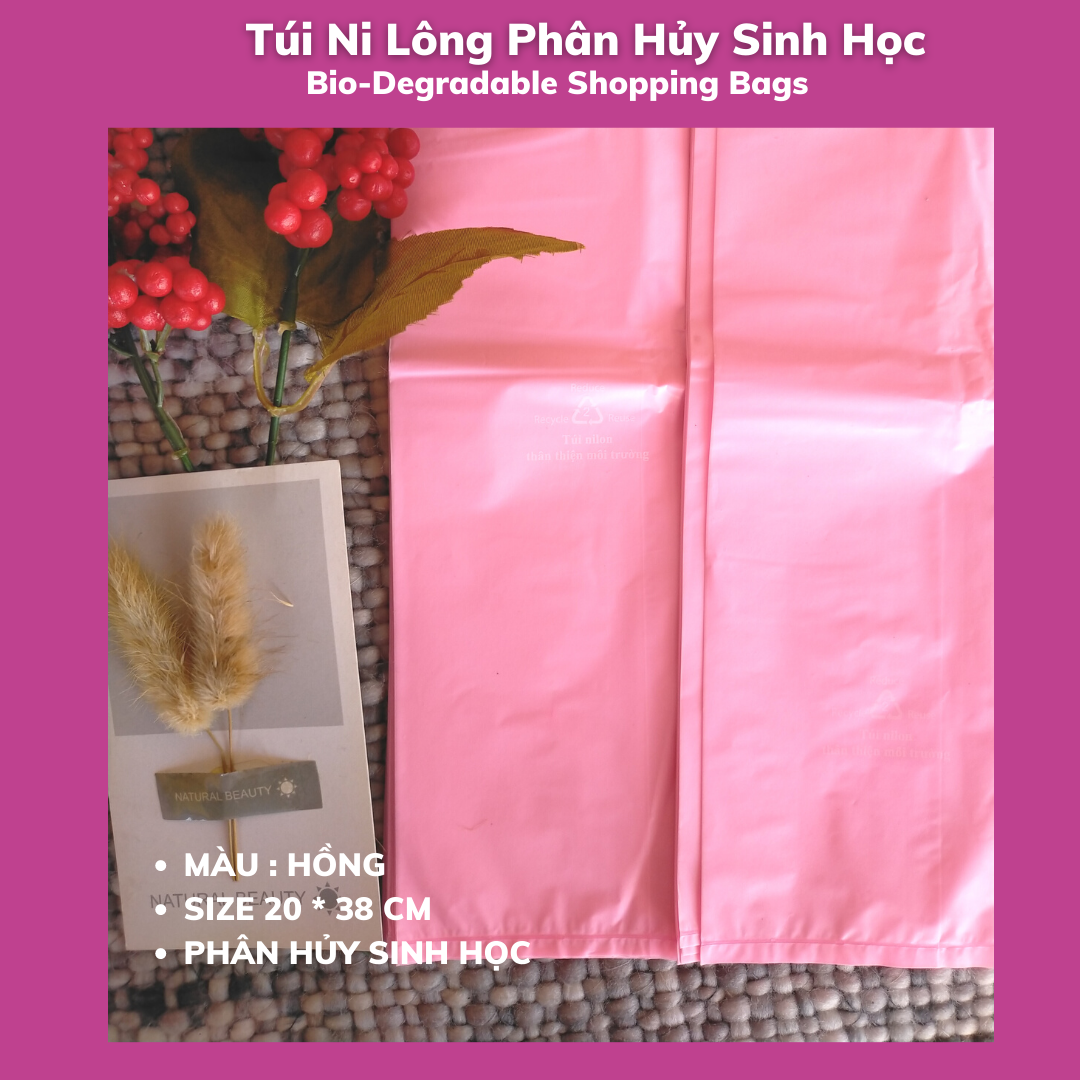 1 Kí Bao Ni Lông Tự Hủy Sinh Học - Kiều Gia - MÀU SẮC - 4 Size / 1 Kilograms Of Bio-degradable Shopping Bags - KieuGia - Color : 5 COLORS - 5 SIZES