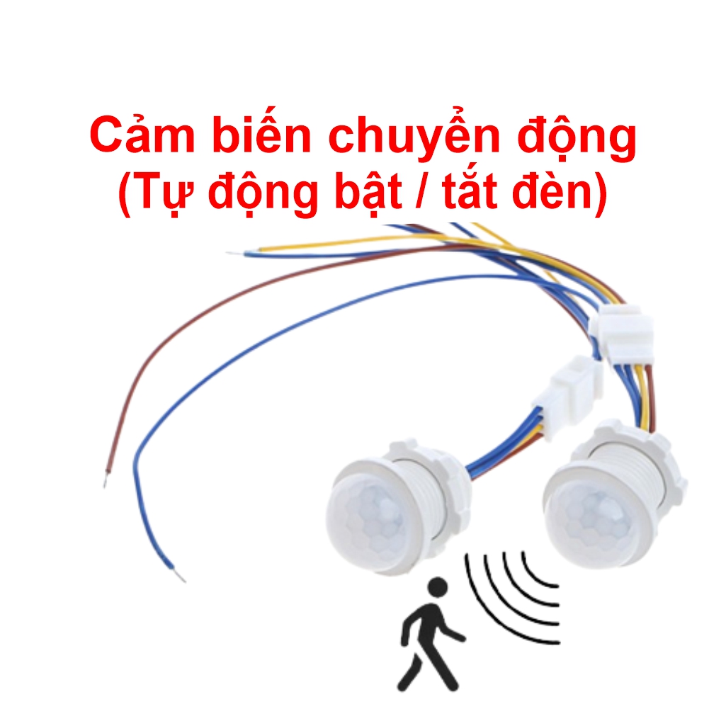 Công tắc cảm biến chuyển động tự động bật tắt đèn khi có người qua công tắc cảm biến chuyển động hồng ngoại