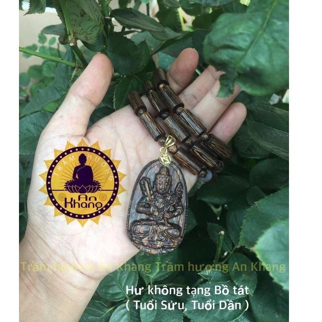 Dây chuyền phật bản mệnh trầm sánh chìm kiểu trúc