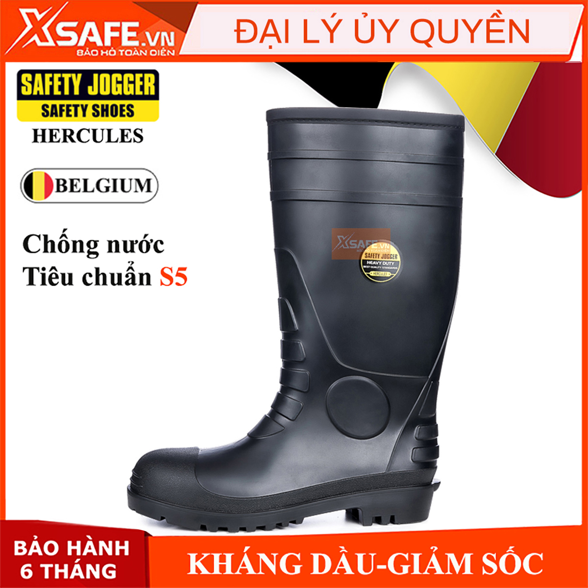 Ủng Nhựa Bảo Hộ Safety Jogger Hercules S5