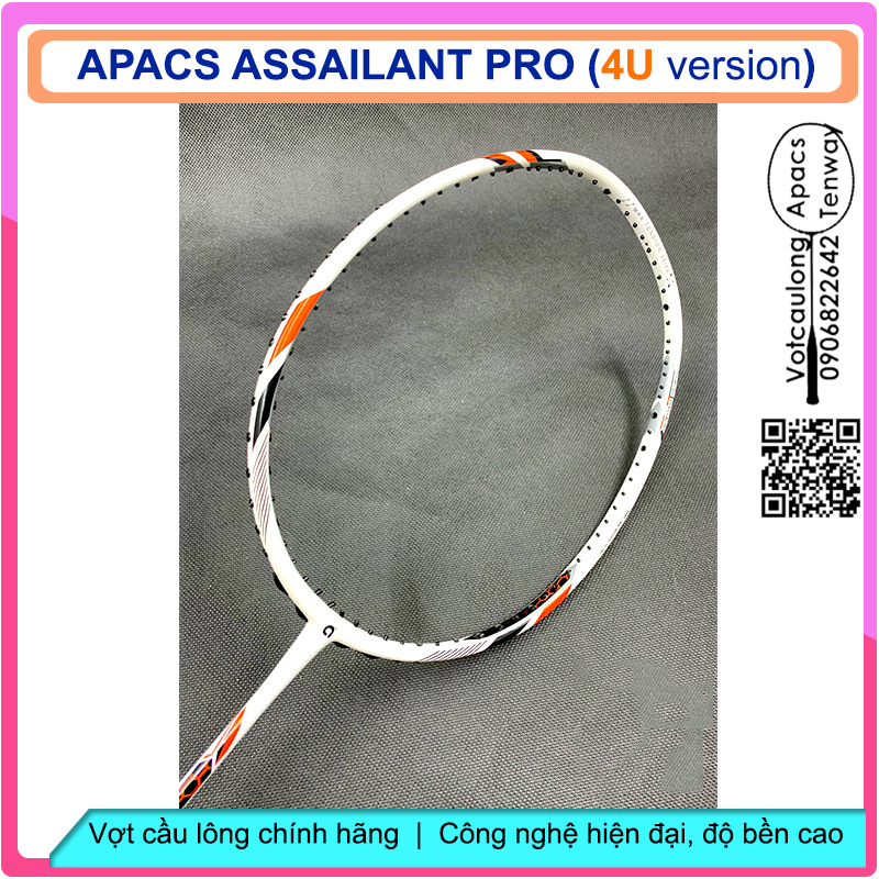 Vợt cầu lông Apacs Assailant Pro (4U) – Vợt cao cấp thiên công nhưng phòng thủ cũng rất ổn