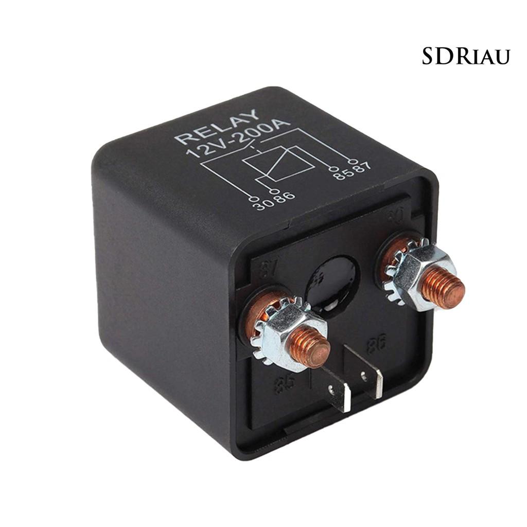 Rơ Le Khởi Động 4 Pin Qcd-Zl180 12v 200a Chuyên Dụng