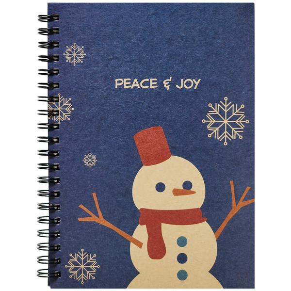 Sổ Lò Xo Little Christmas B6 - Giấy Trơn - 120 Trang 100gsm - The Sun 04 - Màu Xanh Dương