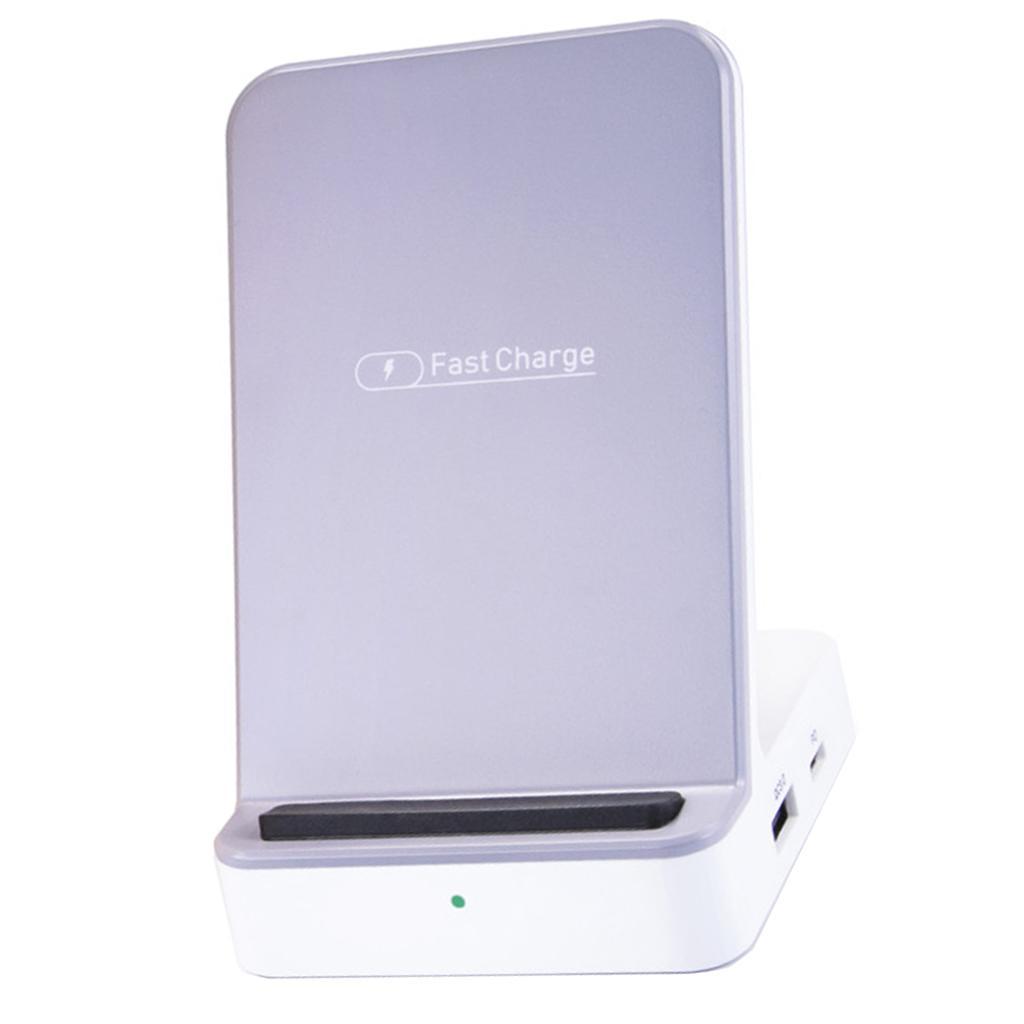 QI Wireless Charger Stand Dual Coils Wireless Charging for  S6/S6+