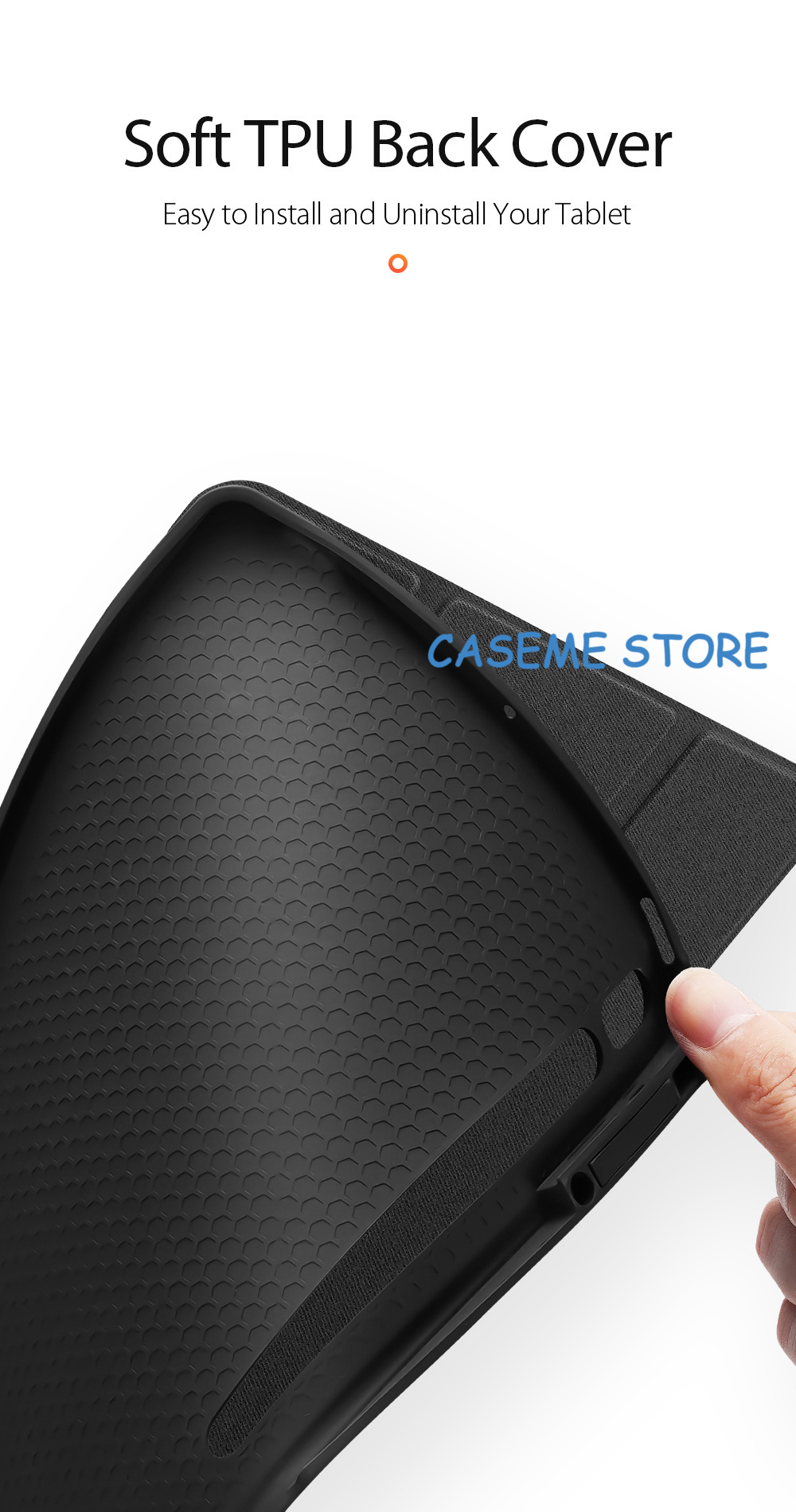 Bao da Dux Ducis Domo dành cho Samsung Galaxy Tab S7 FE  có khay đựng bút - Hàng chính hãng