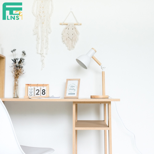 Bàn Làm Việc Gỗ LINSY BH01 Phối Kèm Có Kệ Sách Đa Năng Nội Thất Thông Minh Lắp Ráp
