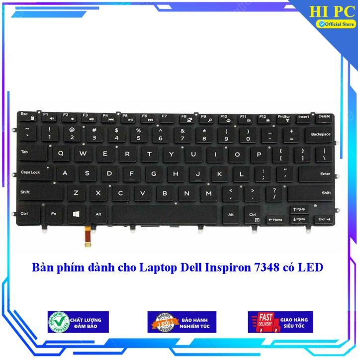 Bàn phím dành cho Laptop Dell Inspiron 7348 có LED - Hàng Nhập Khẩu