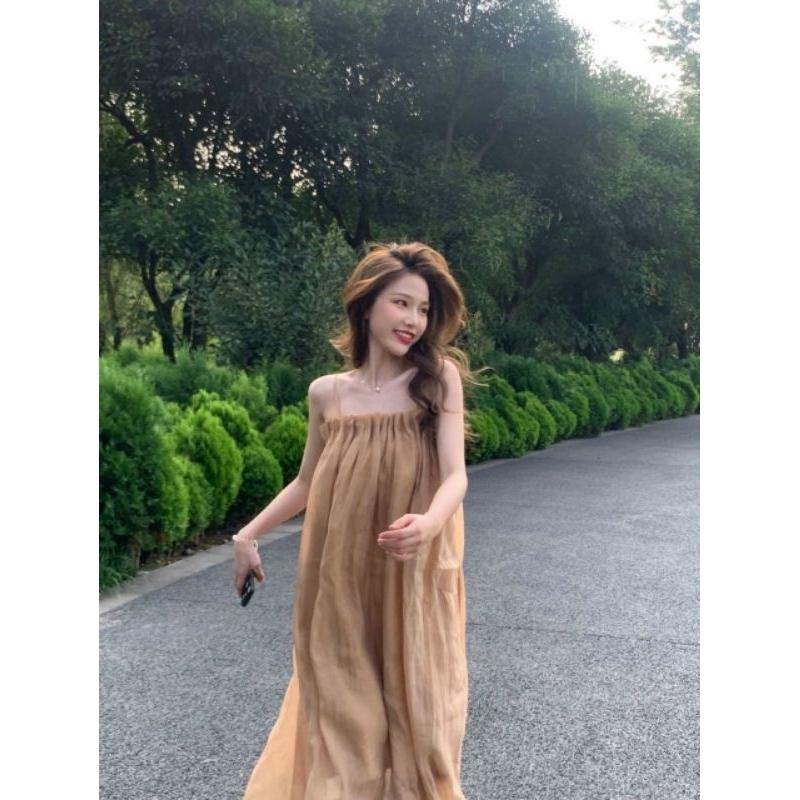 ĐẦM MAXI XẾP LI 2 DÂY