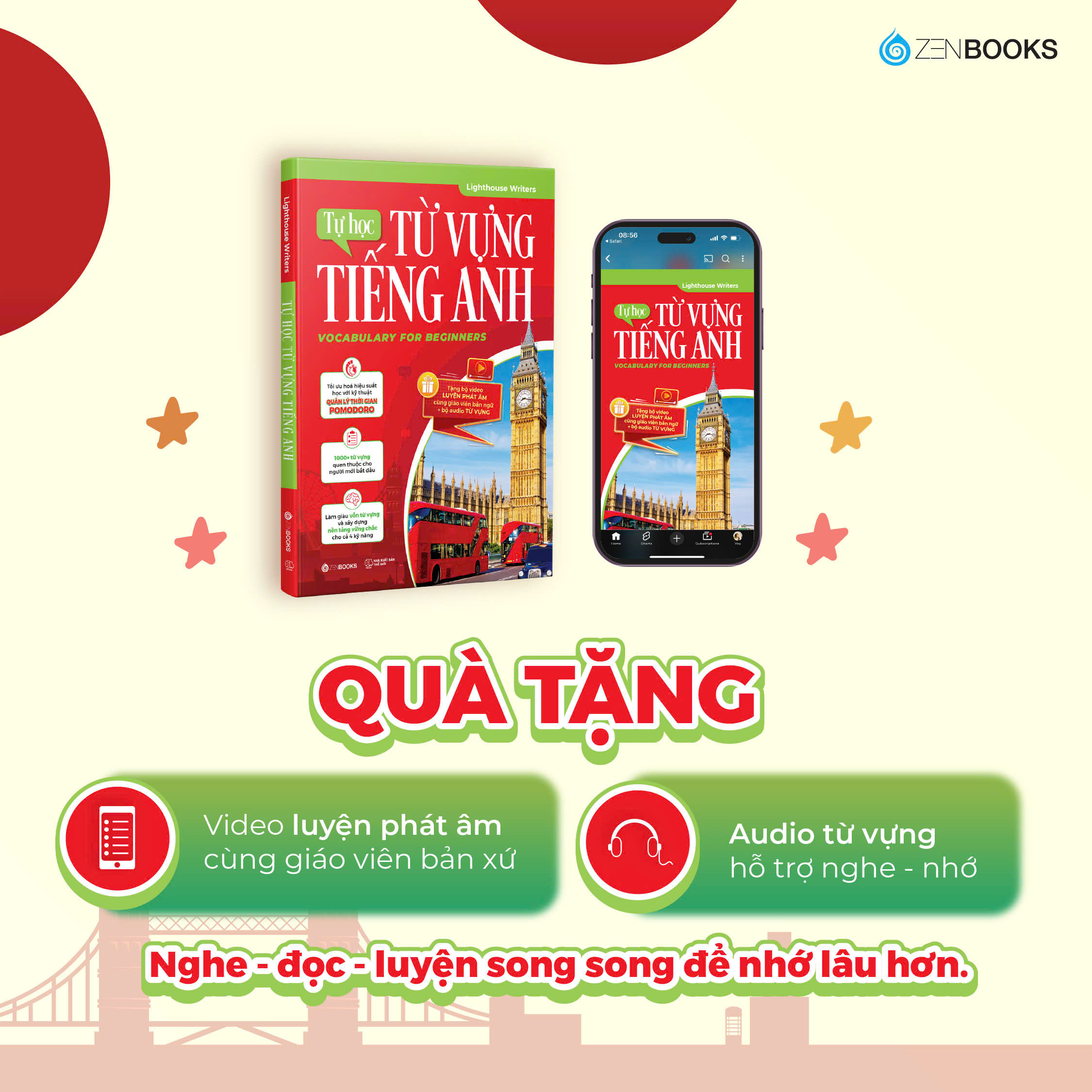 Sách - Tự Học Từ Vựng Tiếng Anh - Dành Cho Người Mới Bắt Đầu &amp; Mất Gốc