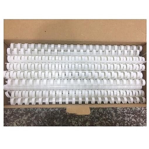 Gáy lò xo nhựa DSB 10 mm - Trắng