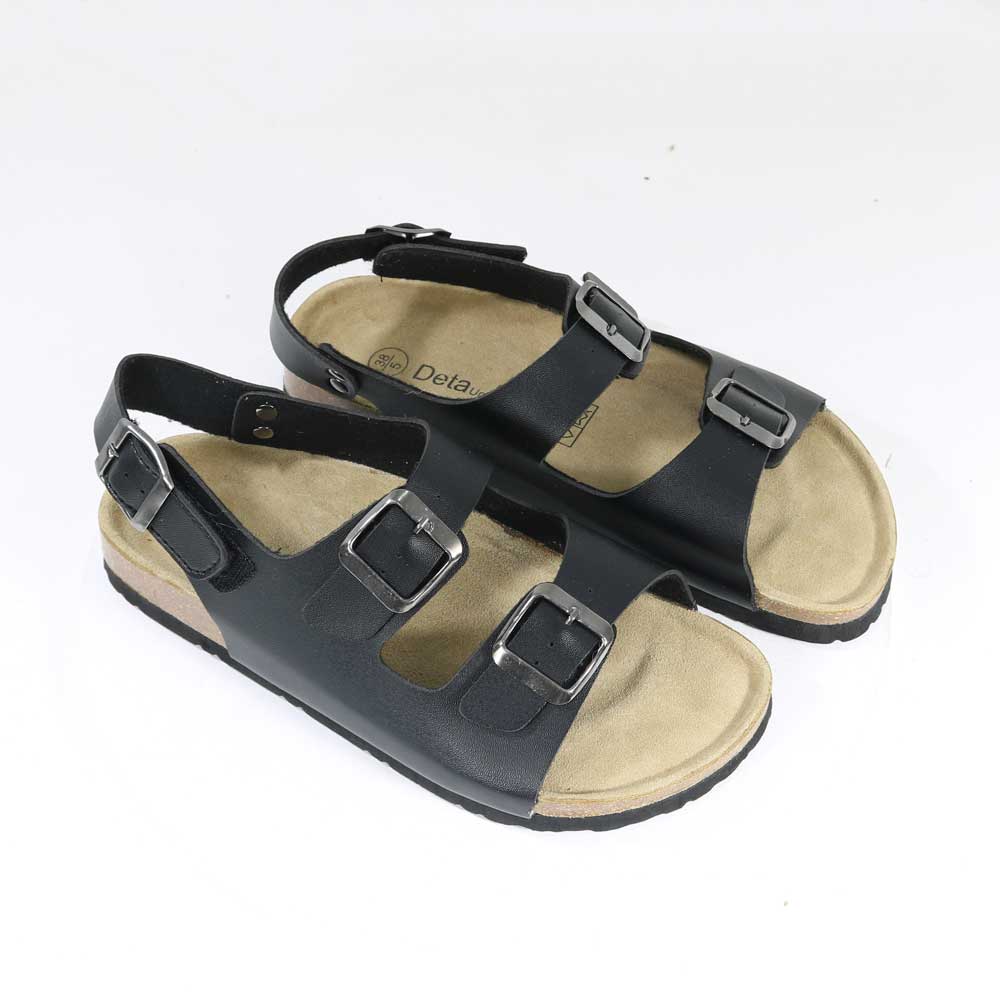 Giày sandal đế trấu 2 khóa Unisex