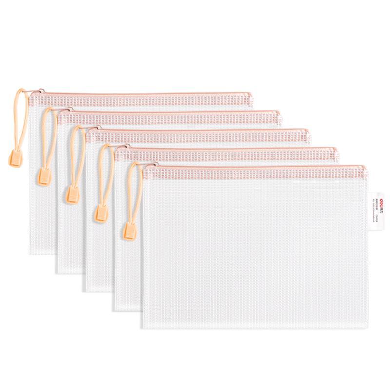 Túi Lưới Đựng Đồ Trong Suốt - Deli 63480A-KM-01 (Mẫu Màu Giao Ngẫu Nhiên)