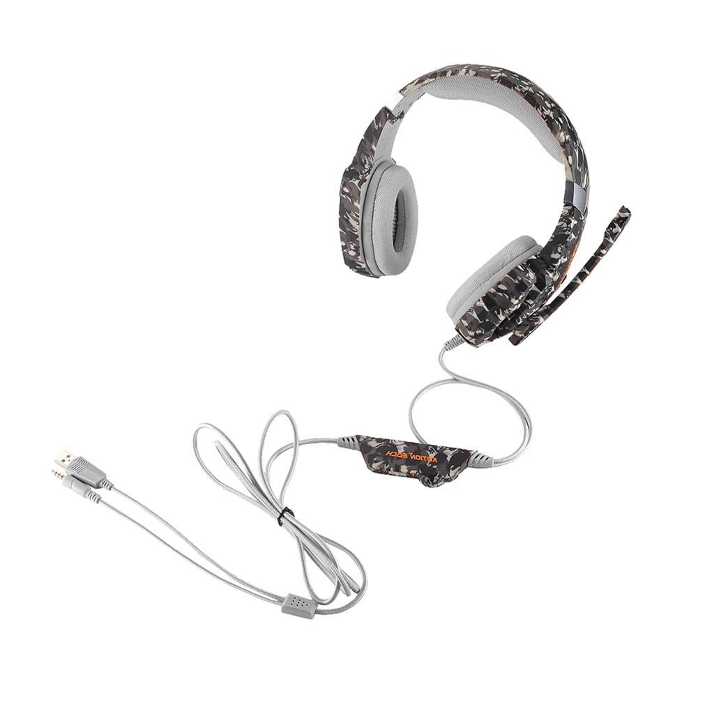 Deep Bass Game Headphone Sound Over-Ear Gaming Headset with LED Light