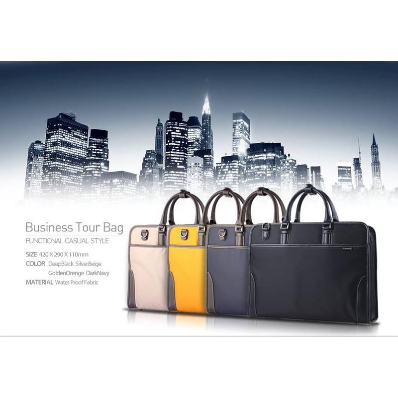 Túi xách Laptop dành cho nam và nữ Tresette cao cấp nhập khẩu Hàn Quốc TR-5C22 Gold Orange