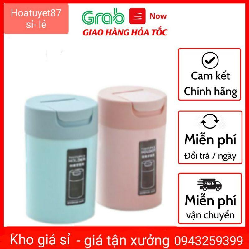 Lọ Đựng Tăm, Hạt Tiêu Bằng Nhựa Cao Cấp Màu Sắc Sang Trọng Thiết Kế Tiện Dụng