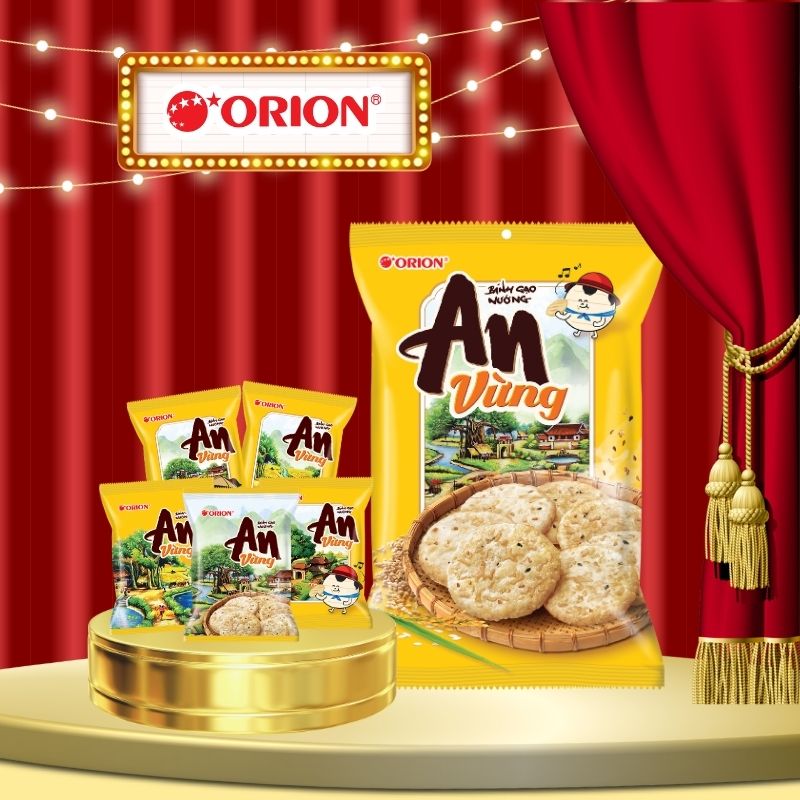 BÁNH GẠO NƯỚNG ORION AN VỪNG 115.2g