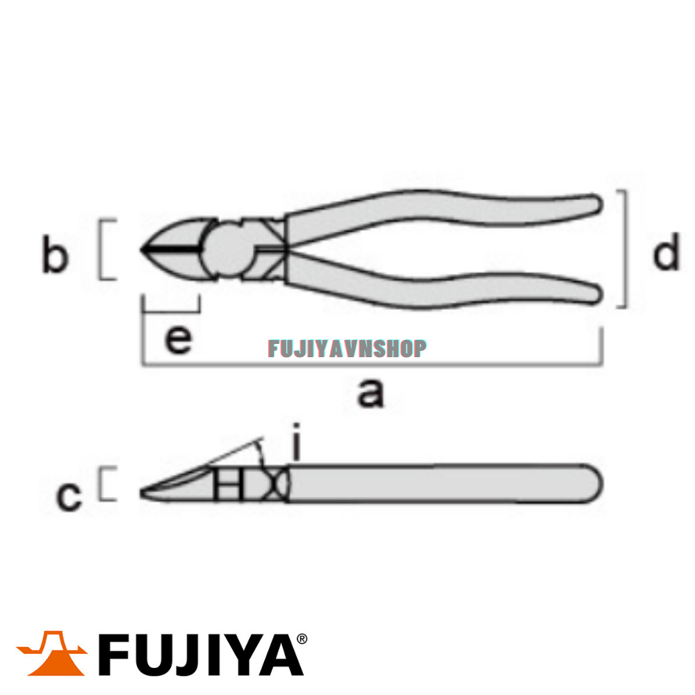 Kìm cắt cách điện Fujiya 70Z-175