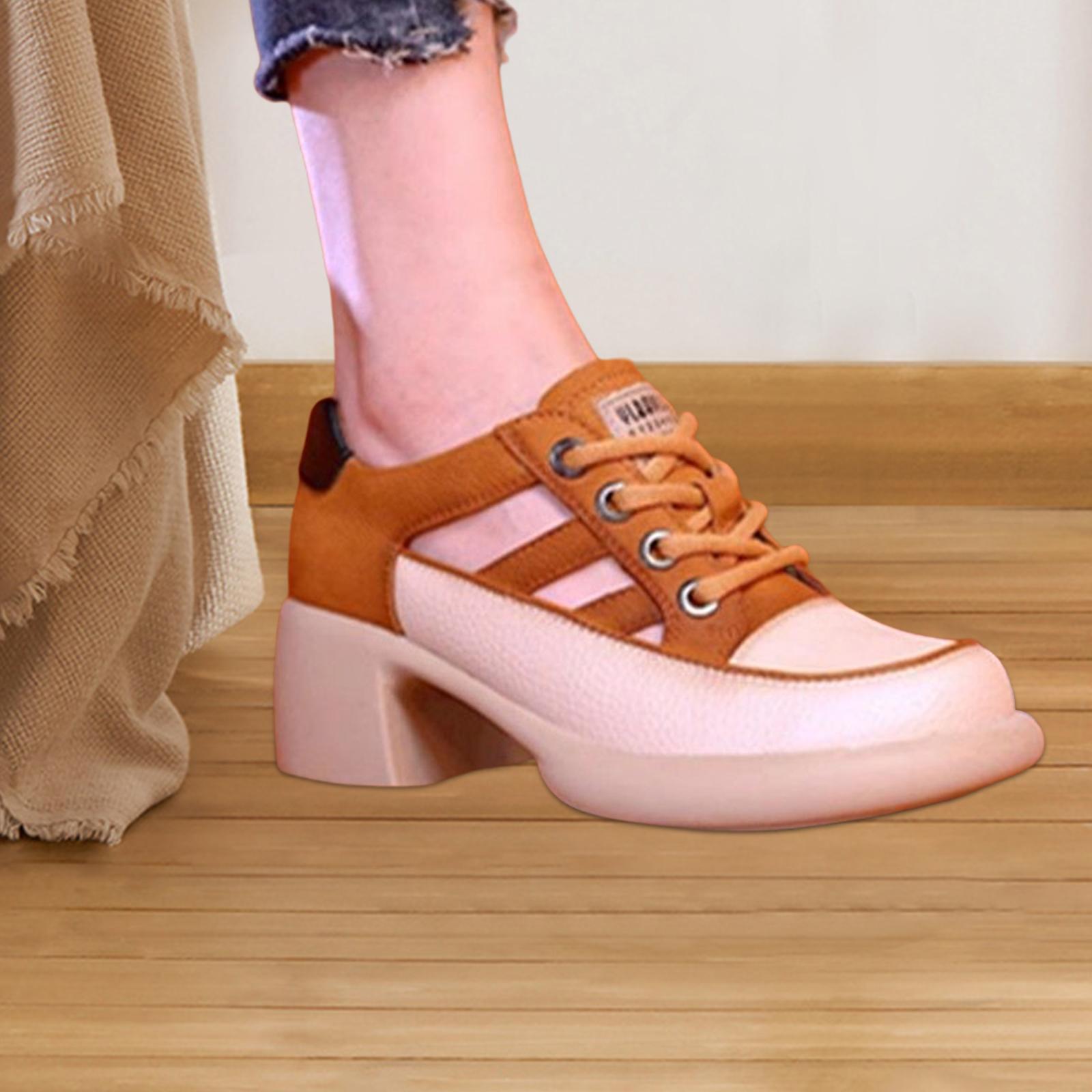 Women Heeled Sandals Closed Toe Comfortable Summer Unique Block Heel Sandals