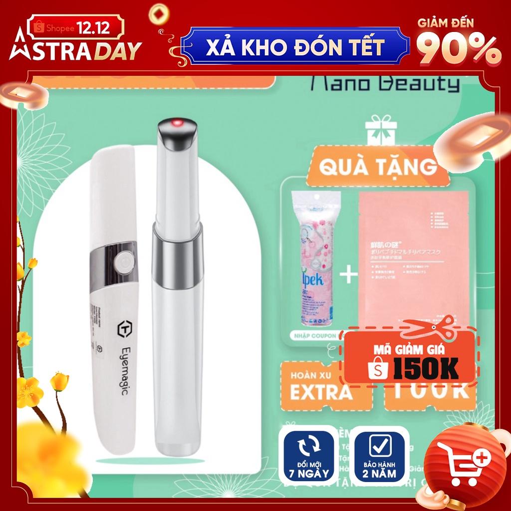 Máy massage trị thâm quầng bọng mắt xoá bọng và nhăn mắt F52E Nanotime BEAUTY