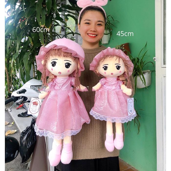 Búp bê váy ren xinh xắn, cao cấp, an toàn cho bé gái