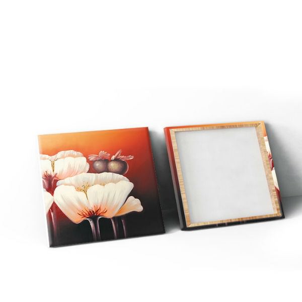 Bộ 3 Tranh Canvas Không Viền Trang Trí Phòng Khách Đẹp Chủ Đề Hoa W156