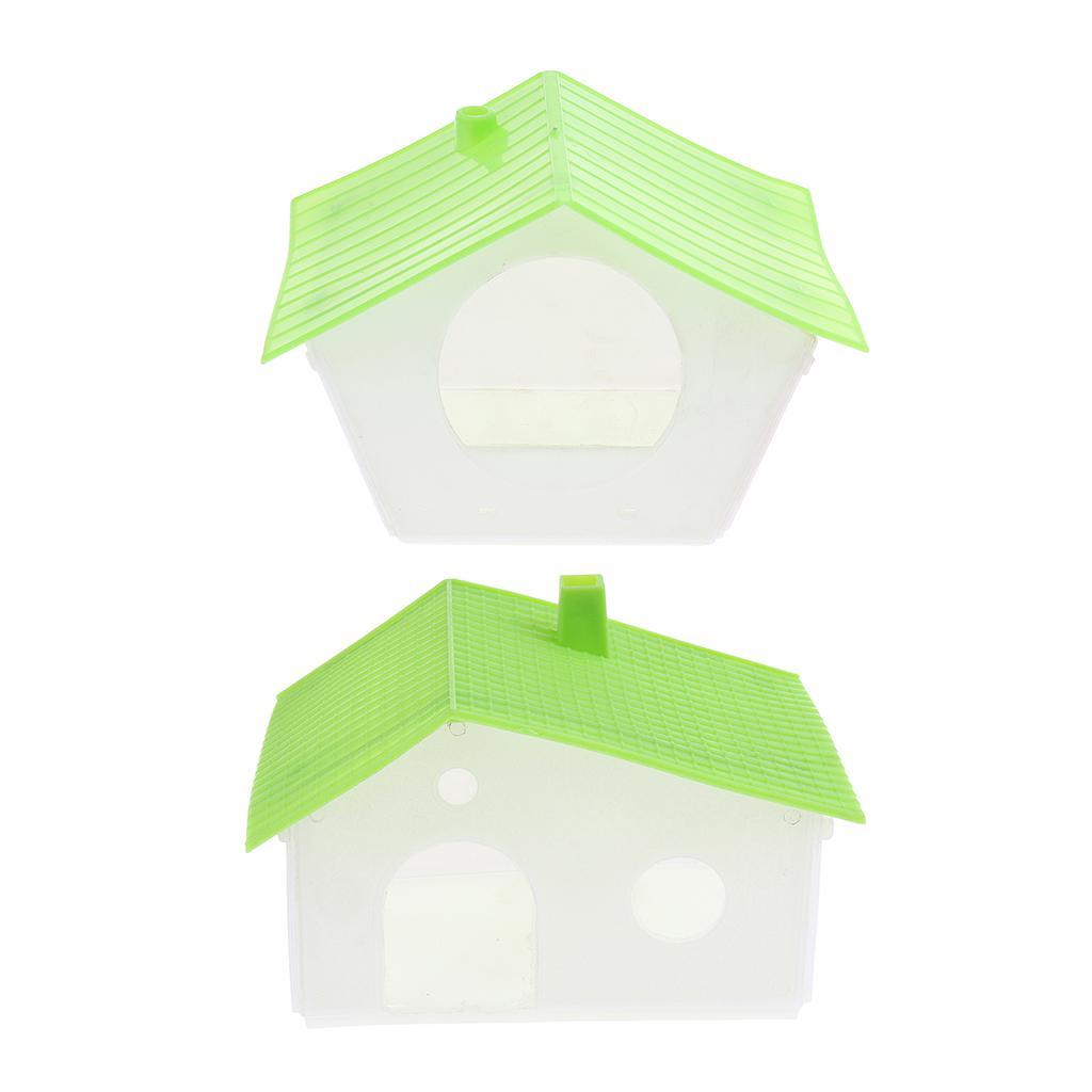 Parakeet Nest Box Bird House Budgie Breeding Box for Bird Cage S01