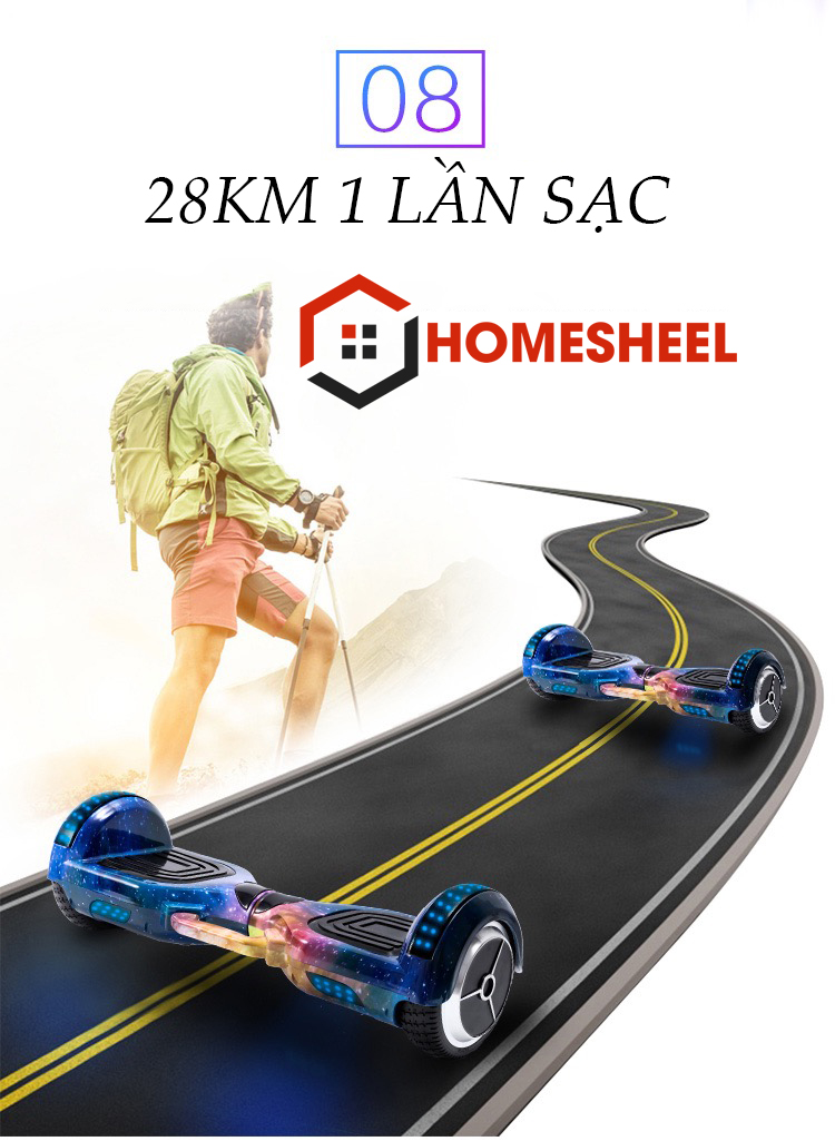 Xe điện cân bằng Homesheel S6 Plus Phiên bản Rồng 2020_Hàng Chính Hãng