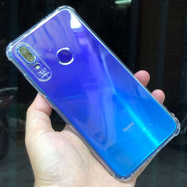 Ốp lưng Xiaomi Redmi Note 7, trong suốt chống sốc 6D