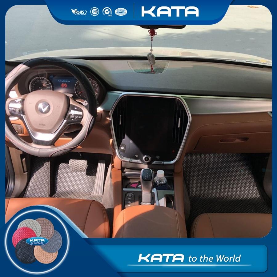 Thảm lót sàn ô tô KATA cho xe Vinfast Lux SA 2.0 - Khít với sàn xe, Chống thấm, Chống trơn, Không mùi, Không ẩm mốc