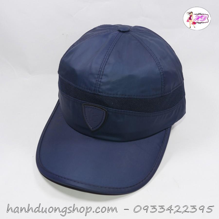 Nón kết vải dù &amp; lưới kết hợp mặt da đẹp TS - TD18