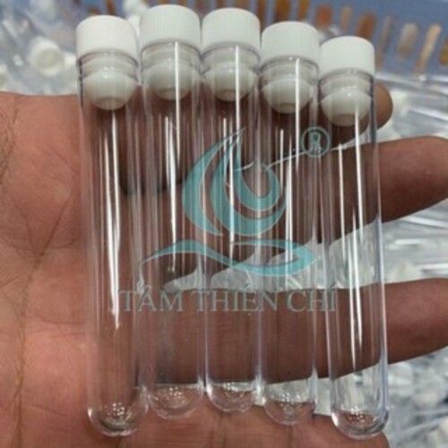 Ống nghiệm nhựa PS 5ml có nắp không nhãn Bộ 100 ống HTM