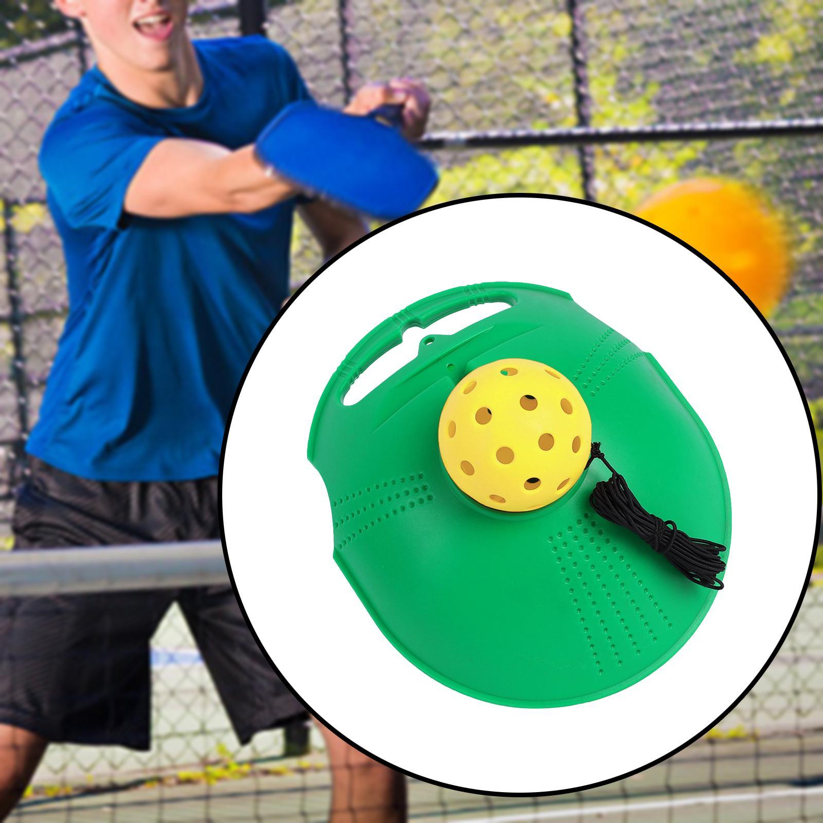 Pickleball Trainer with Ball and String, Pickleball Training Aid, Single Player Pickleball Trainer for Beginners, Kids, Adults Practice