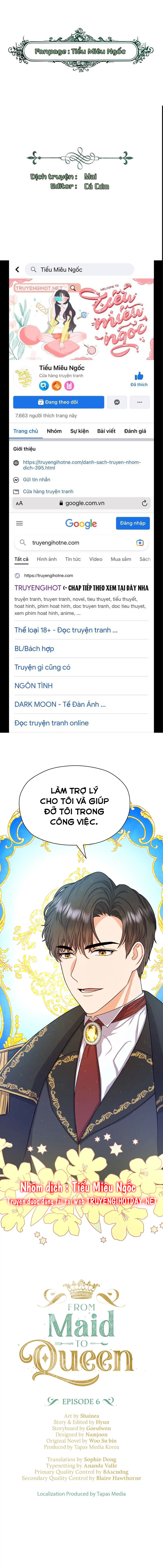 từ hầu gái tôi đã trở thành hoàng hậu chapter 6.1 1