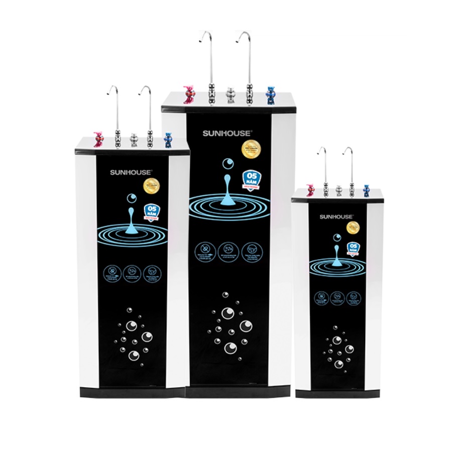 MÁY LỌC NƯỚC R.O TÍCH HỢP NÓNG LẠNH 10 LÕI SUNHOUSE SHR76210CK - HÀNG CHÍNH HÃNG