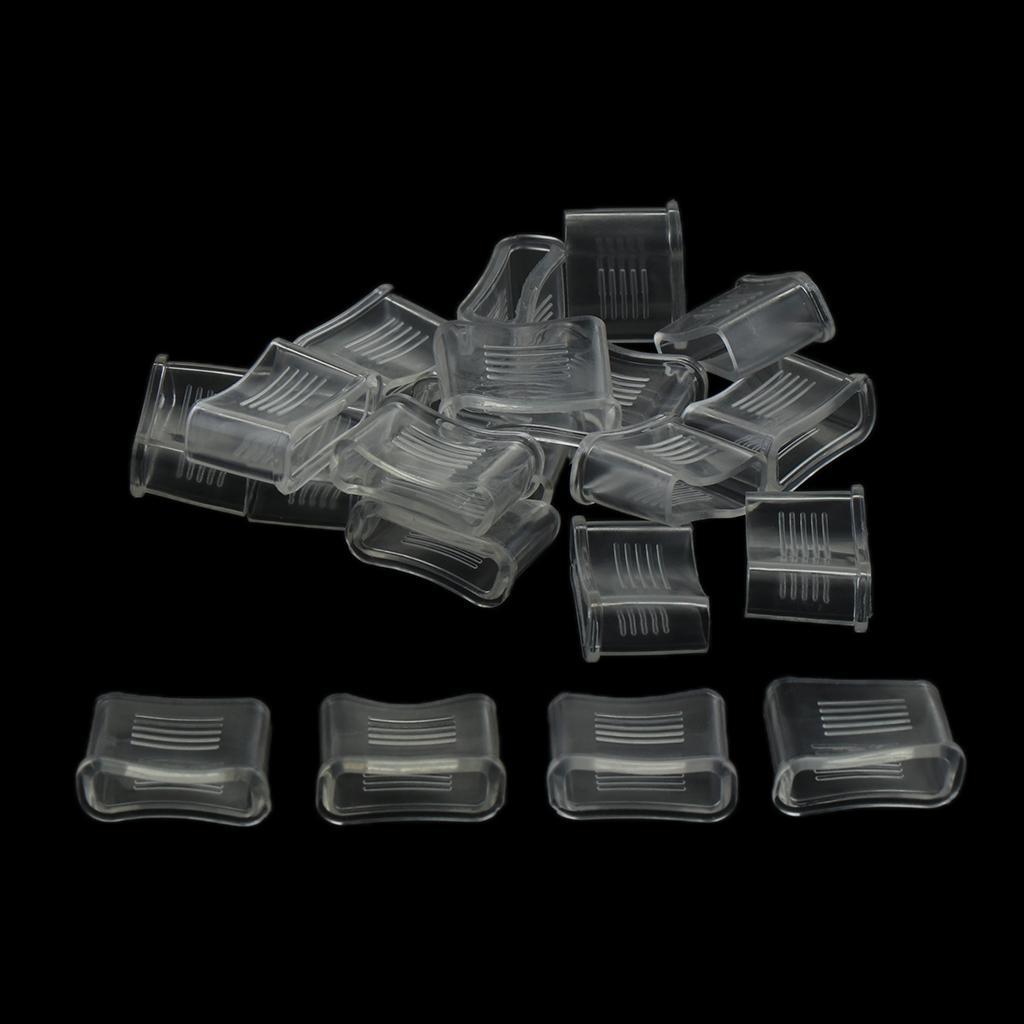 20 Pieces Referee Whistle Cover Transparent Whistle Cushioned Mouth Grip