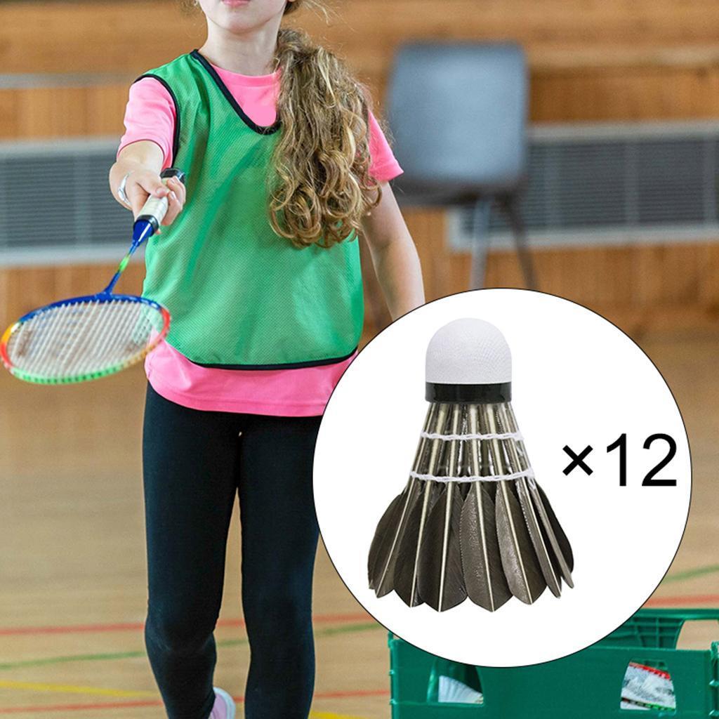 Goose Feather Badminton Shuttlecocks Birdies Training