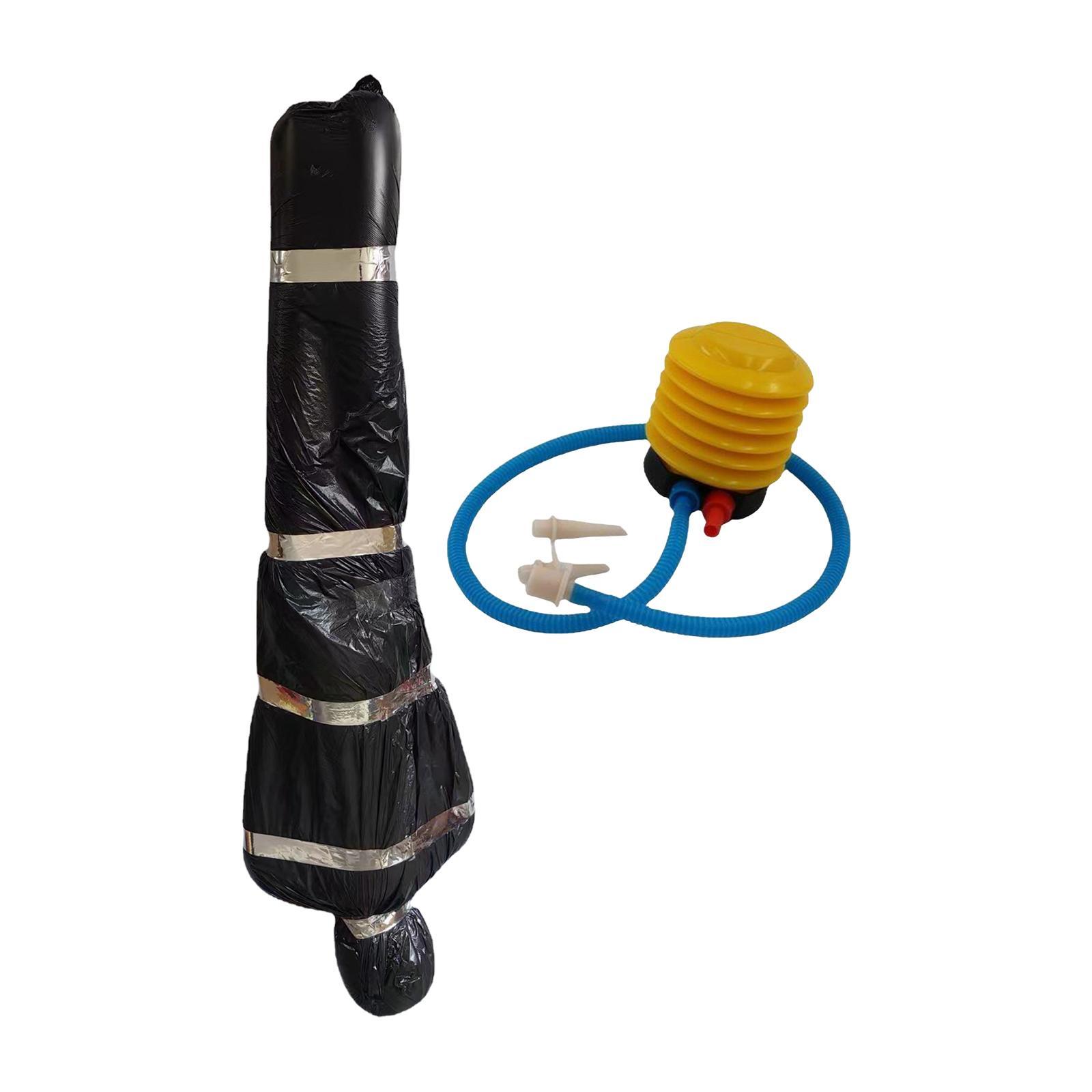 Halloween Decorations Dead Victim Props, Scary Fake Corpse in Bag Halloween Outdoor Prop Creepy Haunted House Decor