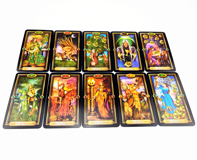 Combo Bộ Bài Bói Guidance of Fate Easy Tarot Card Cao Cấp Bản Đẹp và Túi Nhung Đựng Tarot và Khăn Trải Bàn Tarot