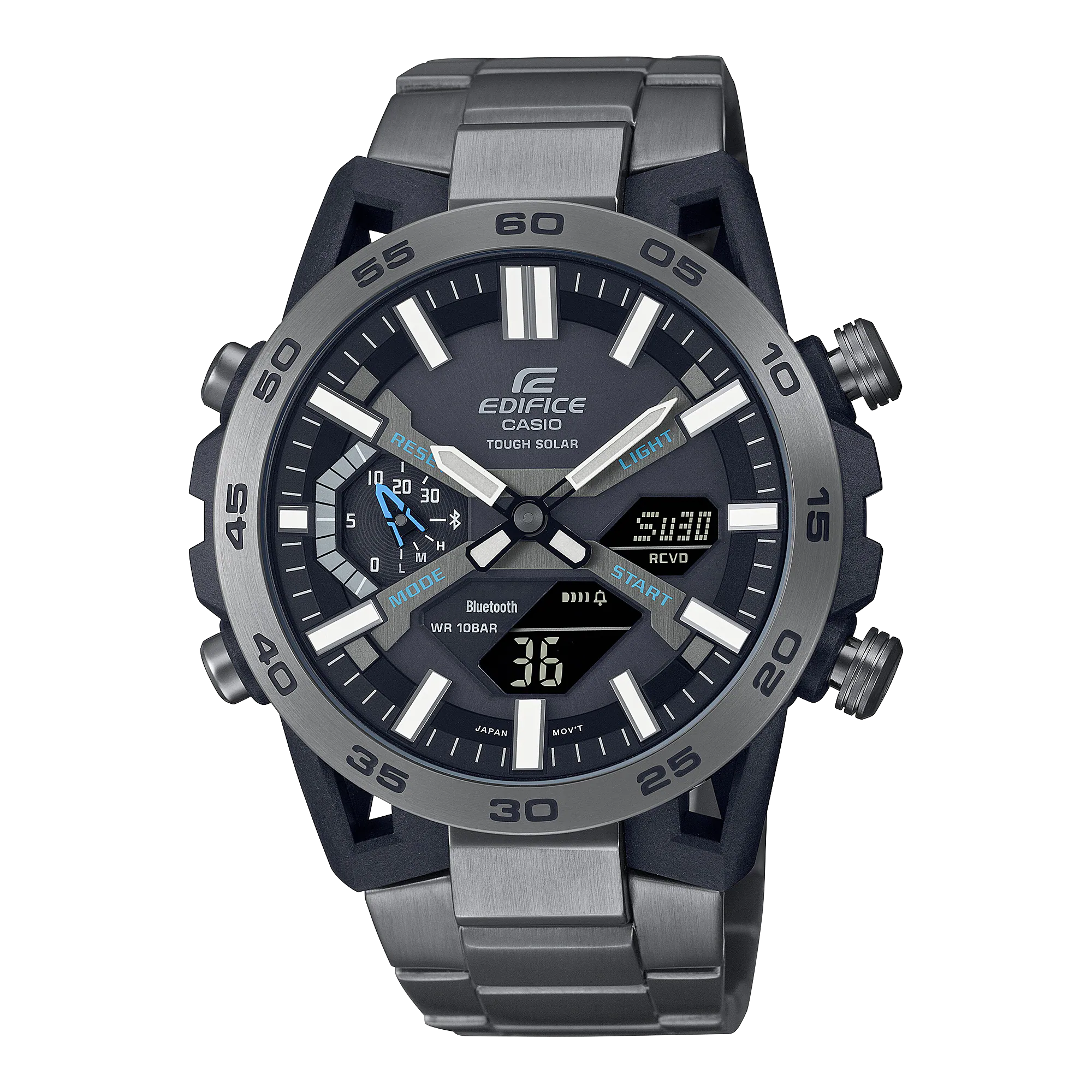 Đồng Hồ Casio Edifice Nam Dây Kim Loại ECB-2000DC-1ADF