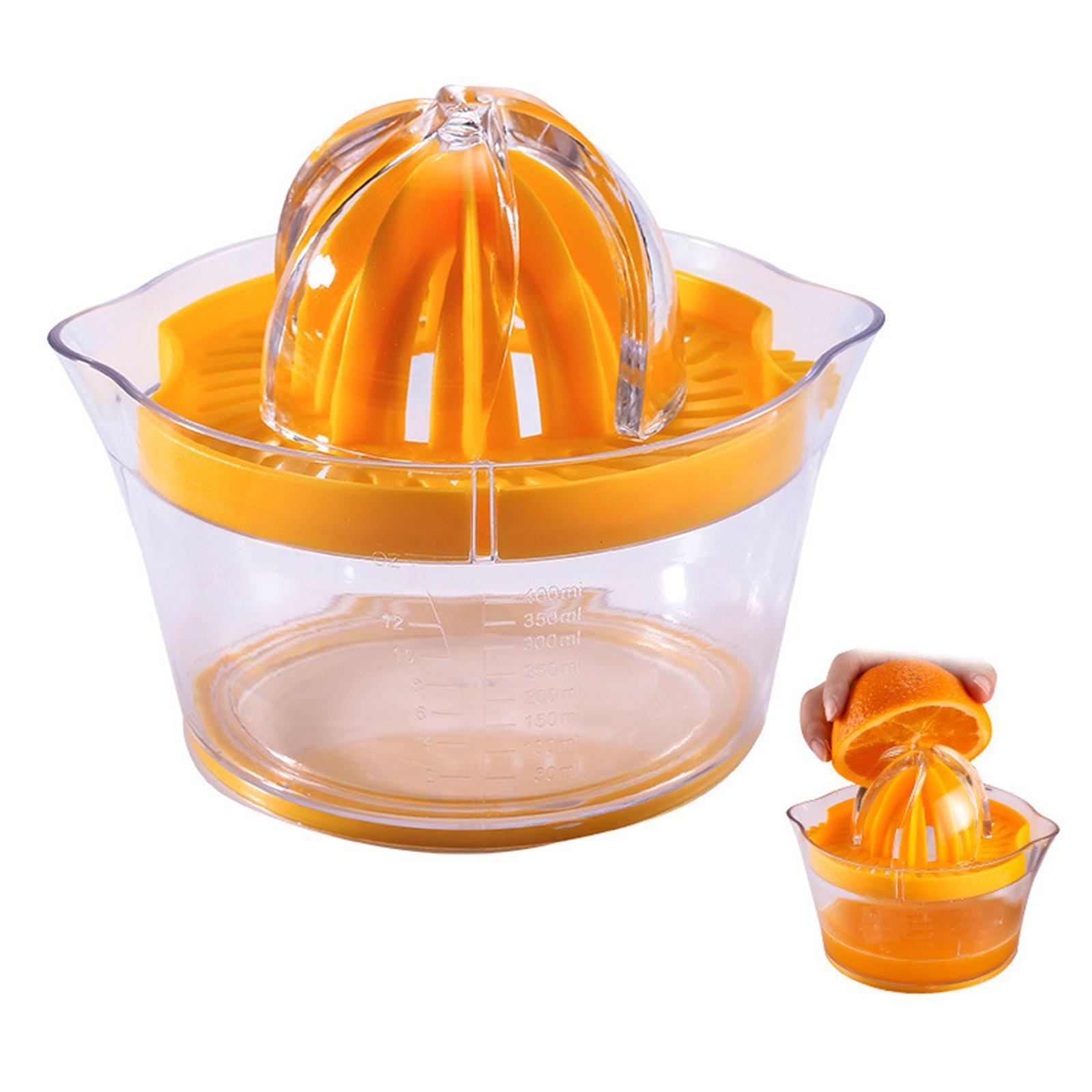 Manual Hand lemon Orange Juicer Transparent Body for Kitchen Juicing