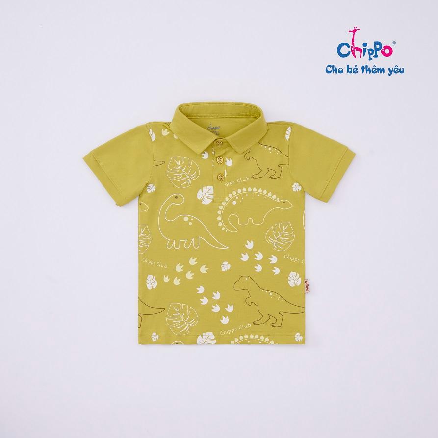 Áo Polo Chippo cho bé trai chất liệu 100% Cotton cho bé từ 1 đến 5 tuổi (10-19Kg)