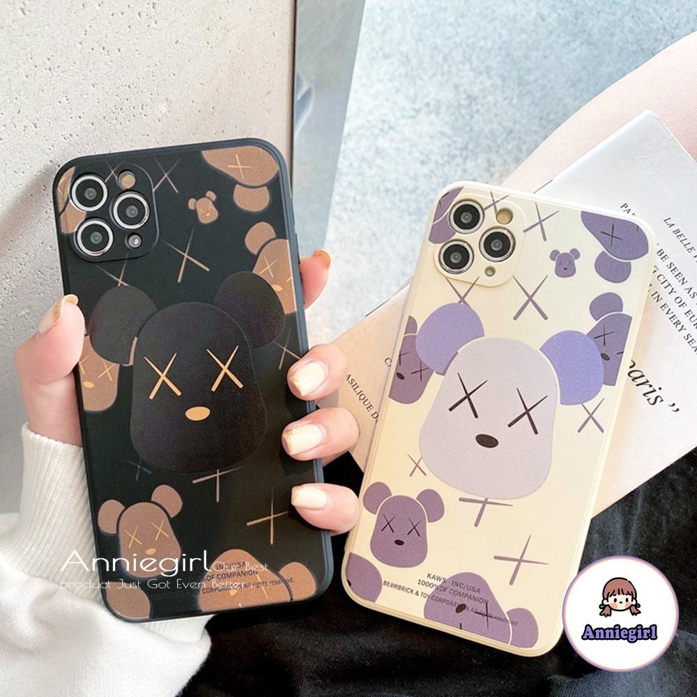 Ốp Điện Thoại Tpu Mềm Họa Tiết Gấu Kaws Cho Iphone 12 11 Pro Max X Xs Max Xr 8 7 Plus