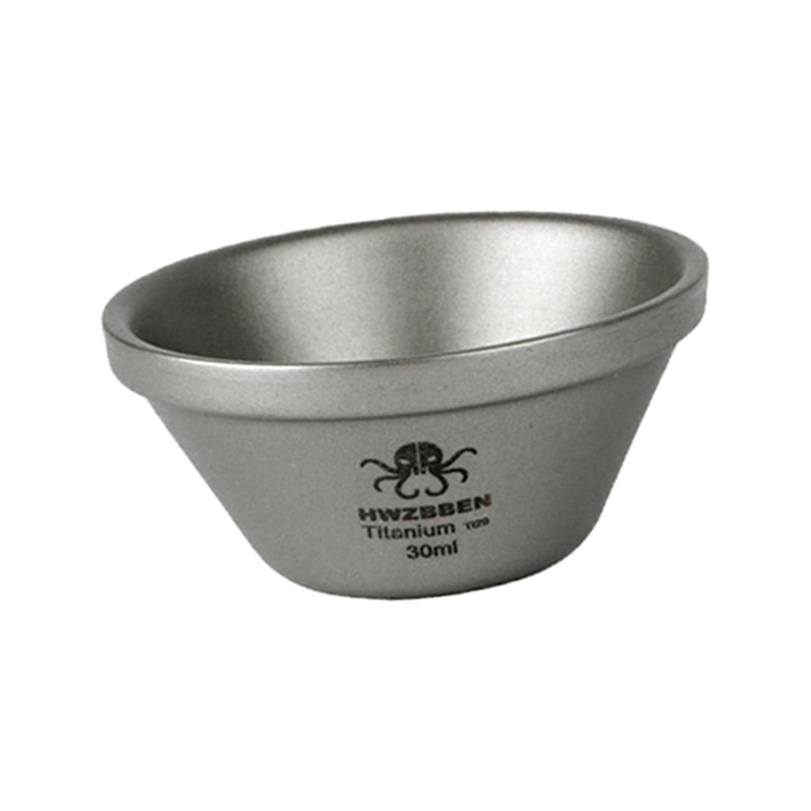 Titanium Cup Double Wall Coffee Cups Liquor Cup Mug Beer Cup Tea Drink Cup for Camping Water