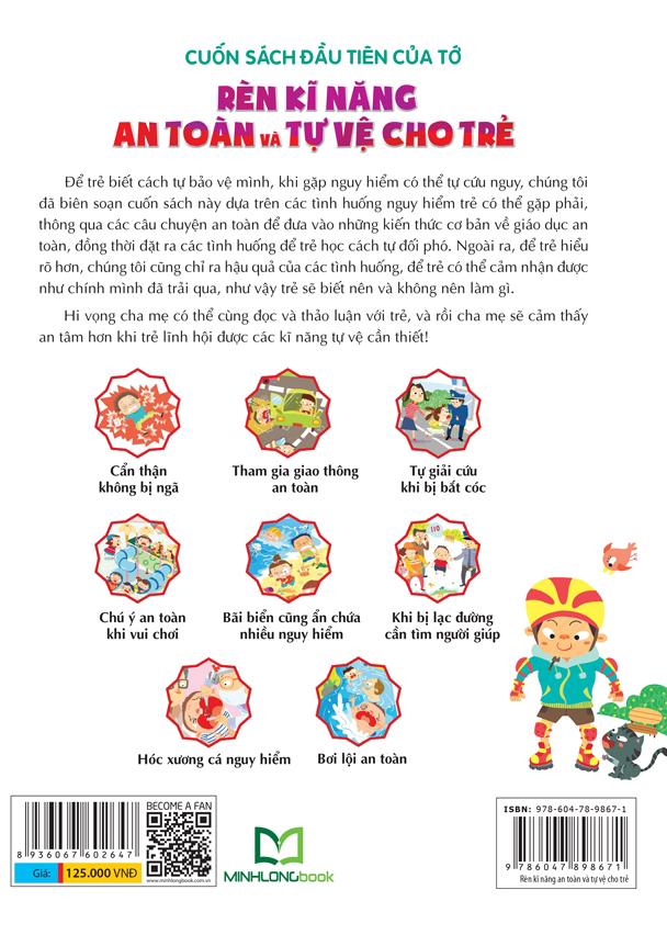 Sách Rèn Kĩ Năng An Toàn Và Tự Vệ Cho Trẻ