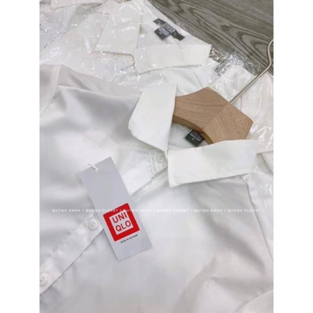 Áo sơ mi trắng tay cộc