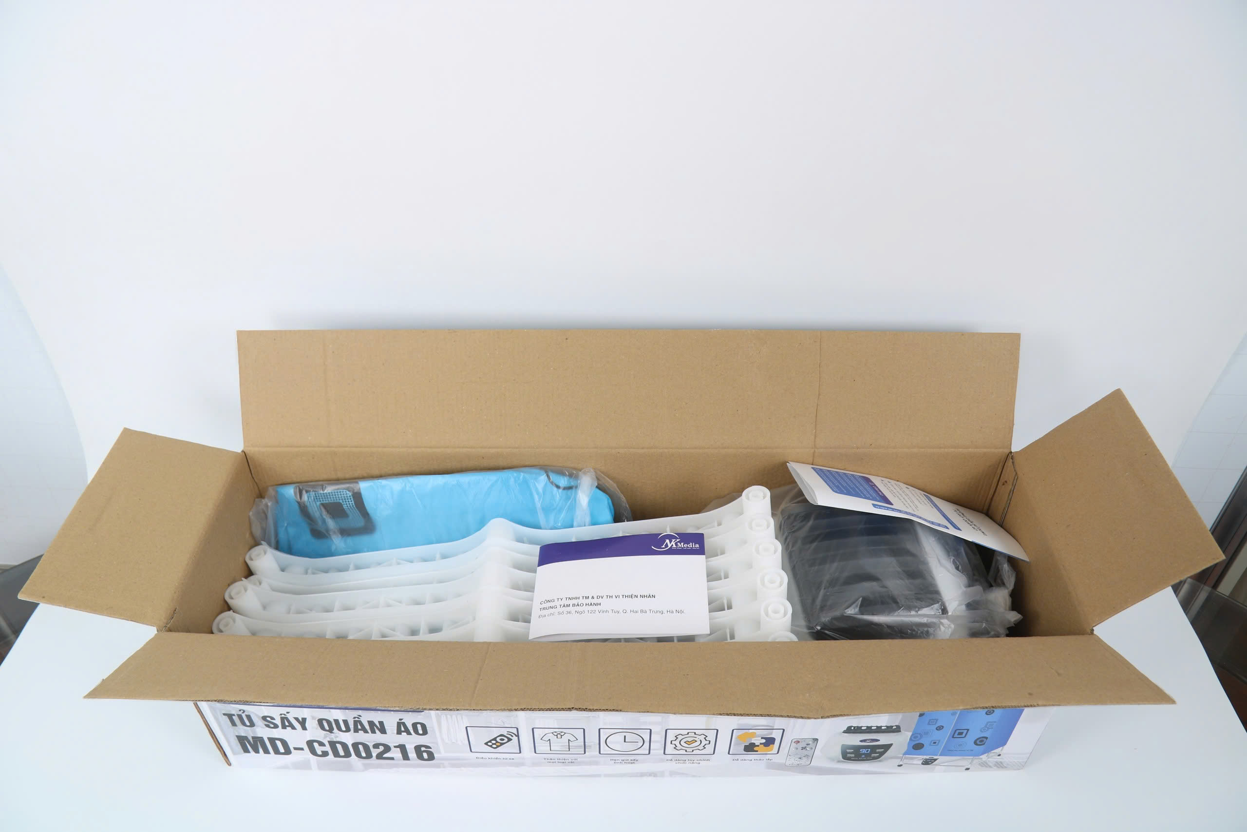 Tủ Sấy Quần Áo NK Media MD-CD0216 (Kèm Điều Khiển) - Hàng Chính Hãng