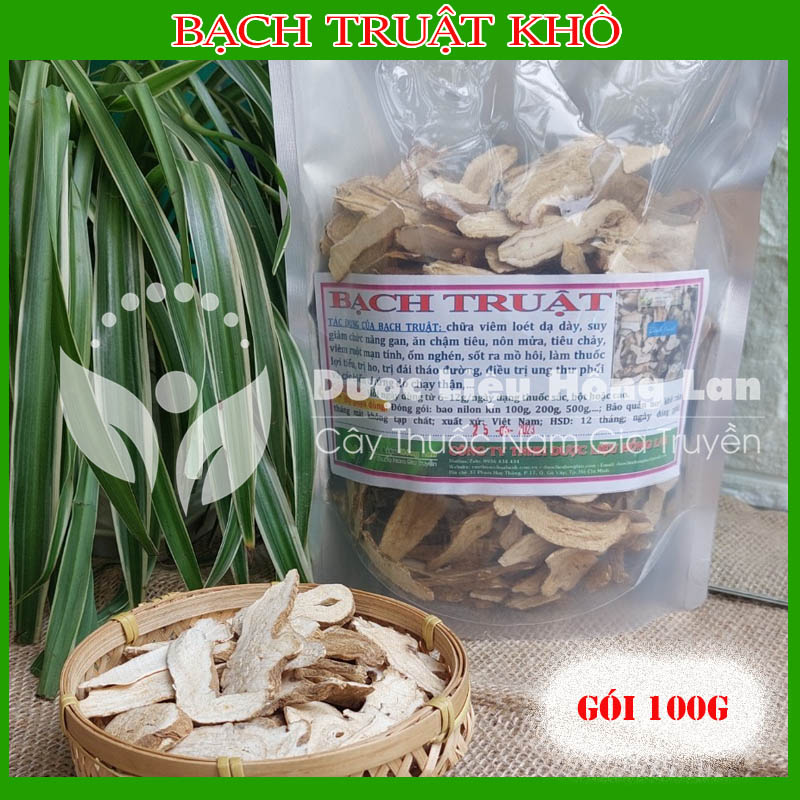 100gram Bạch truật đồng vị thuốc bắc khô sạch